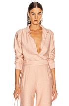 Equipment Leema Top In Animal Print,pink