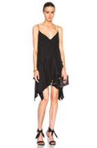 Lover V Slip Dress In Black