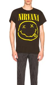 Madeworn Nirvana Tee In Black