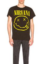 Madeworn Nirvana Tee In Black