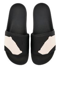 Y-3 Yohji Yamamoto Adilette Sandals In Black