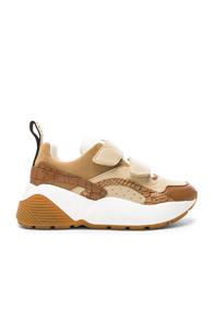 Stella Mccartney Eclypse Velcro Strap Sneakers In Neutral