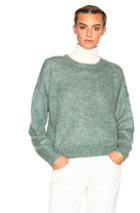 Isabel Marant Etoile Clifton Mohair Sweater In Green
