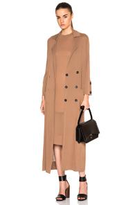 Soyer Summer Trench Coat In Brown