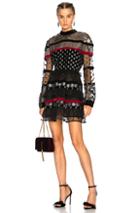Dodo Bar Or Amaliya Dress In Black,geometric Print,metallics