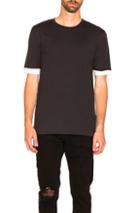 3.1 Phillip Lim Double Layer Tee In Black