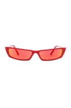 Acne Studios Agar Sunglasses In Red