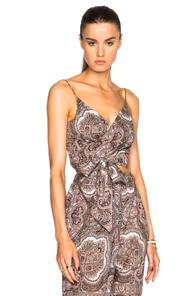 Zimmermann Epoque Wrap Top In Purple,abstract
