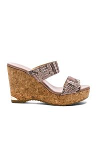 Jimmy Choo Parker 100 Wedge In Pink