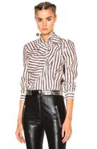 Isabel Marant Mista Striped Top In White,stripes