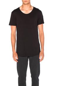 John Elliott Curve U Neck In Black