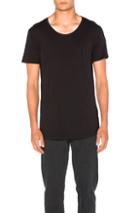 John Elliott Curve U Neck In Black