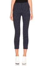 Rag & Bone Simone Pinstripe Pant In Blue,stripes