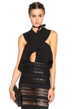 Magda Butrym Arezzo Top In Black