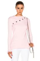 Marques ' Almeida Snap Sweatshirt With Removable Sleeve In Pink