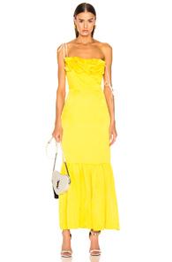 Hellessy Rosie Dress In Yellow