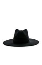Janessa Leone Deux Fedora Hat In Black