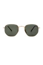 Ray-ban Hexagon Sunglasses In Metallics