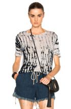 Enza Costa Boy Tee In Blue,ombre & Tie Dye
