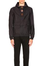 Givenchy Button Up Windbreaker In Black