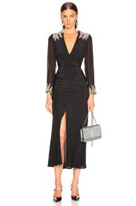 Rixo London Giada Dress In Black