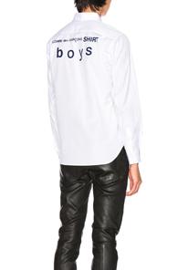 Comme Des Garcons Shirt Boys Shirt In White