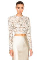 Zimmermann Stranded Bodice In Floral,green,white