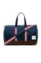 Thom Browne Nylon Tech Unstructured Holdall In Blue