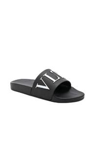 Valentino Vltn Logo Slide In Black