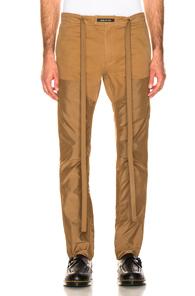 Fear Of God Nylon Double Front Work Pant In Brown,neutral