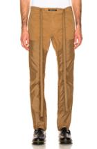 Fear Of God Nylon Double Front Work Pant In Brown,neutral