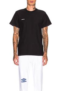 Vetements Regular Inside Out Tee In Black