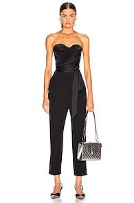 Alexandre Vauthier Strapless Wrap Top In Black