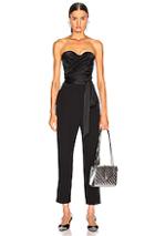 Alexandre Vauthier Strapless Wrap Top In Black