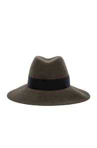 Maison Michel Kate Vintage Large Hat In Green