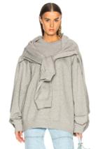 Y Project Four Sleeve Sweatshirt In Gray