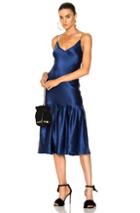 Maggie Marilyn Don't Underestimate Me Silk Dress In Blue