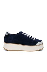 Flamingos Suede Tatum Sneakers In Blue