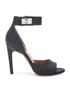 Givenchy Denim Shark Heels In Blue