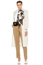 Lanvin Belted Trench Coat In Neutrals