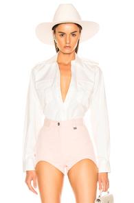 Dion Lee Loop Shirt In White