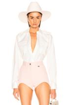 Dion Lee Loop Shirt In White