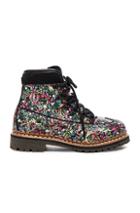 Tabitha Simmons Leather Bexley Boots In Floral