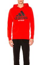 Gosha Rubchinskiy X Adidas Hooded Sweatshirt In Red