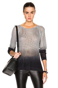 Rag & Bone/jean Odette Ombre Sweater In Gray,ombre & Tie Dye
