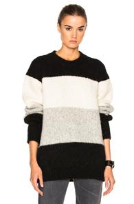 Acne Studios Alvah Sweater In Stripes