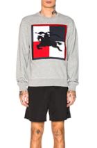 Burberry Wight Printed Crew Neck In Gray