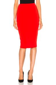 Victoria Beckham Pencil Skirt In Red