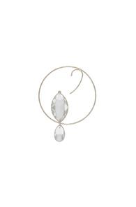 Maison Margiela Single Earring In Metallics