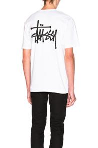 Stussy Basic Tee In White